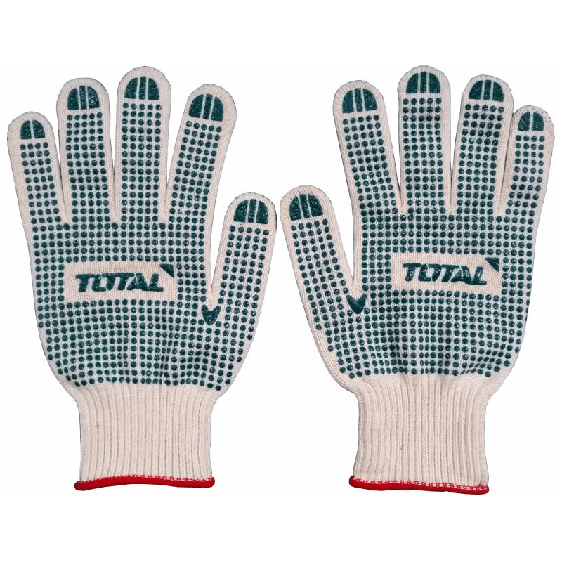 Total Knitted & PVC Dots Cotton Gloves | Total by KHM Megatools Corp. Total Knitted & PVC Dots Cotton Gloves | Total by KHM Megatools Corp.